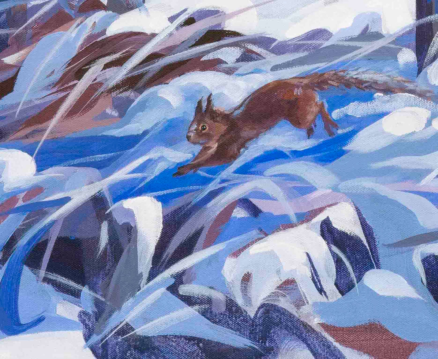 Winter Chase (print)