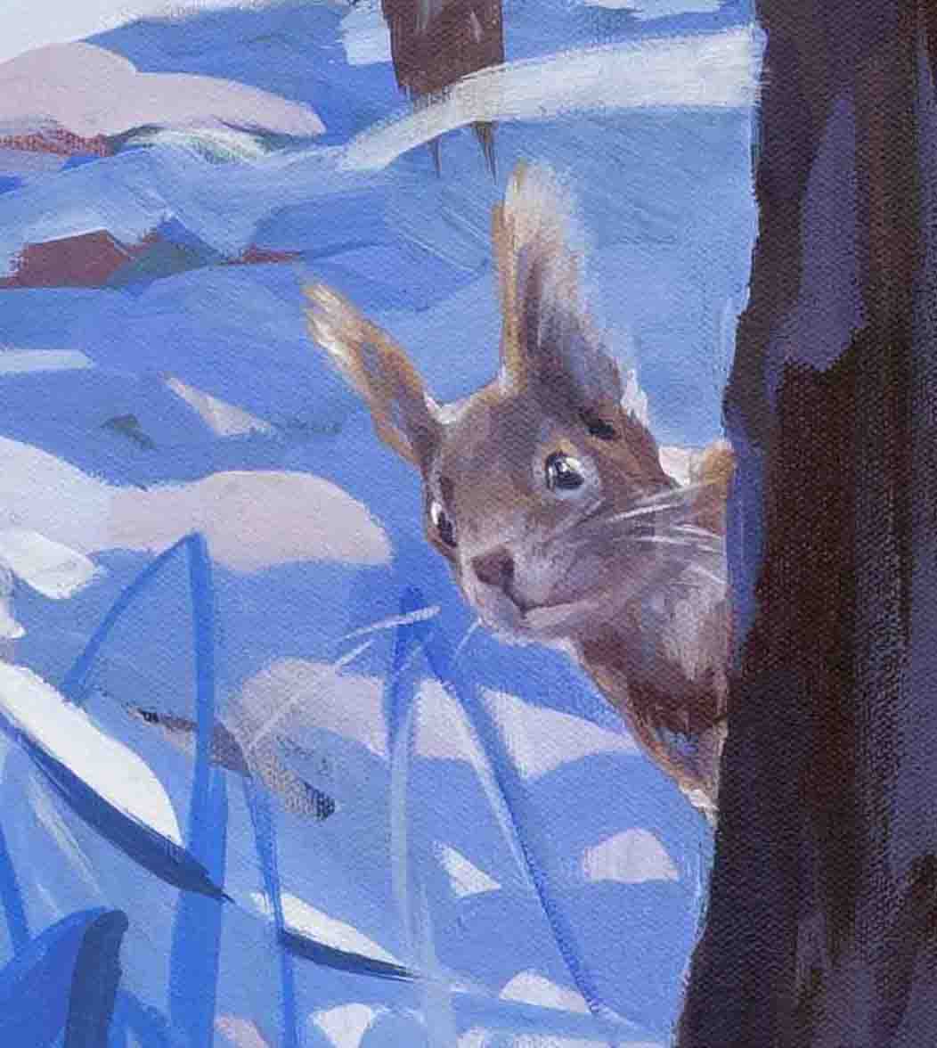 Snowy Woods (greeting card)