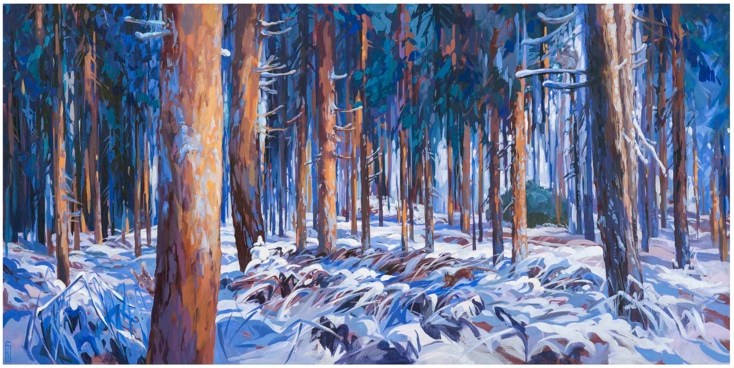 Winter Chase (print)