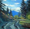Blue Mountains, Queenstown, New Zealand (greeting card)
