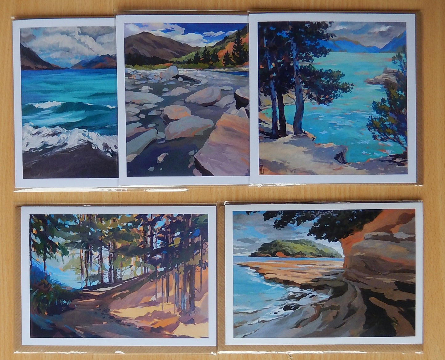 Wanaka Lake, New Zealand (greeting card)