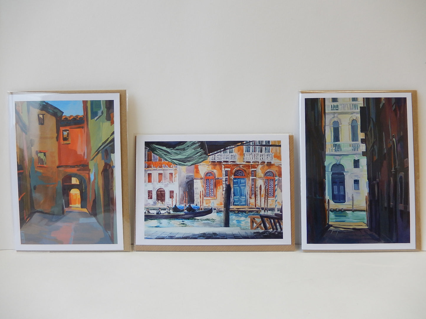 Warm and Cool Shadows, Siena (greeting card)