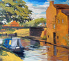July on a Canal (greeting card)