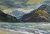 Rain clouds approaching. Lake Wakatipu, New Zealand