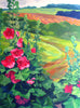 Sunlight Wild Hollyhocks