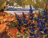 Wild Flowers at Lake Wanaka (Vipers Bugloss), New Zealand (greeting card)