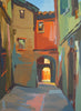 Warm and Cool Shadows, Siena (greeting card)